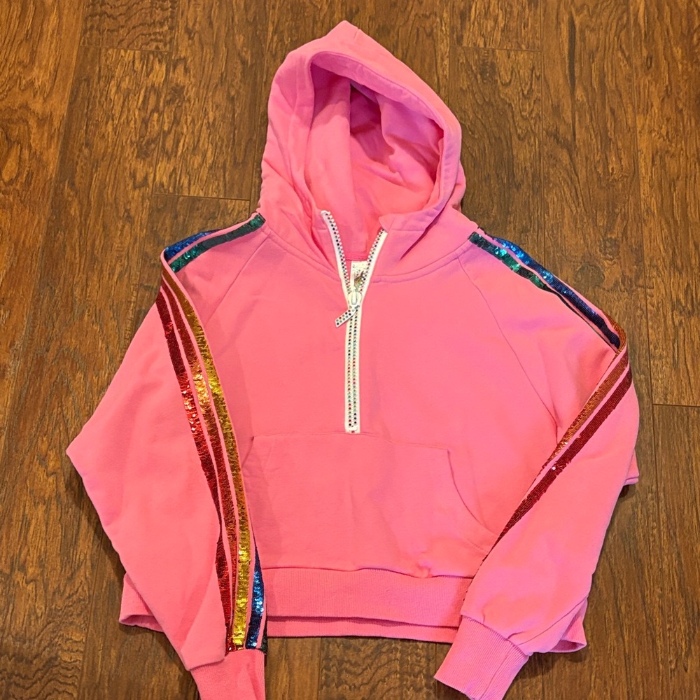 Queen of Sparkles 1/4 zip sweatshirt